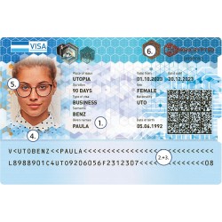 Specimen document legitimare cu elemente de securizare pentru antrenament in autentificarea de documente   Specimen document legitimare cu elemente de securizare pentru antrenament in autentificarea de documente